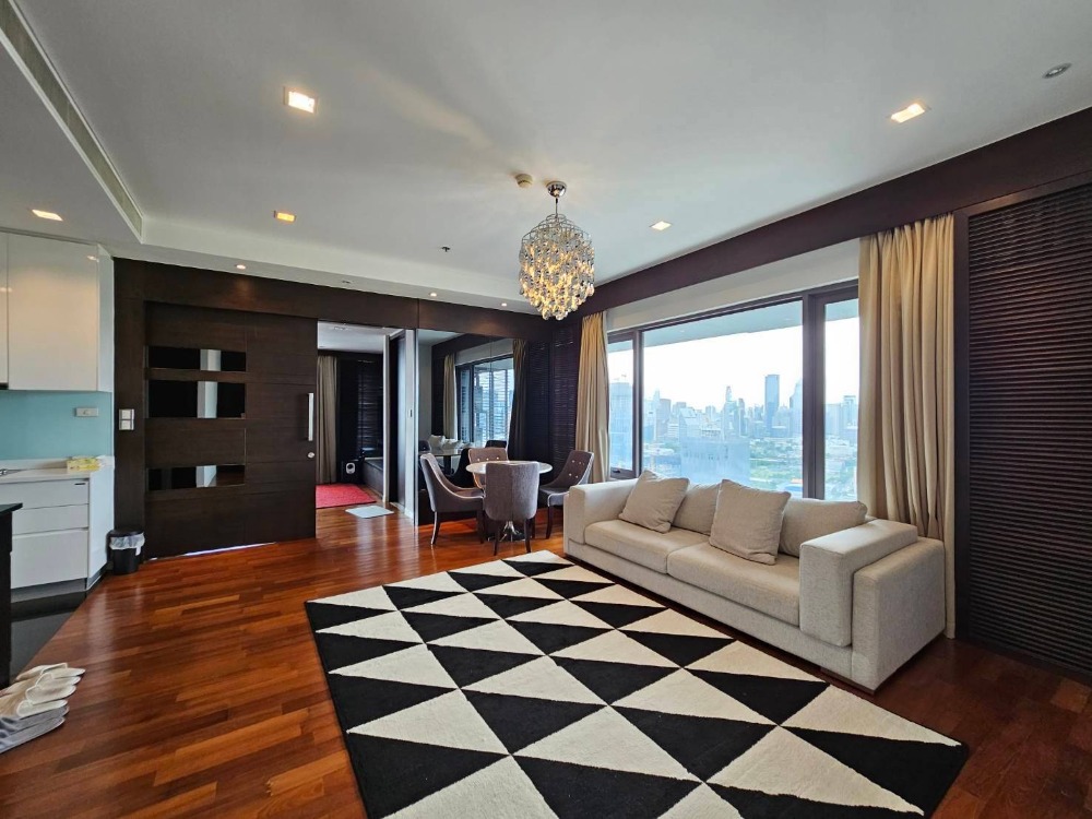 ให้เช่าคอนโดวิทยุ ชิดลม หลังสวน : Amanta Lumpini Rama 4 - High Floor Luxury 2 Bedrooms /  Open Unblocked Views