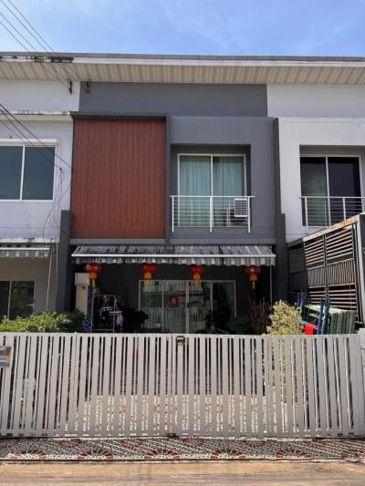 For SaleTownhouseRama5, Ratchapruek, Bangkruai : Townhome for sale, giving everything in the whole house, The Pleno Village, Rama 5 - Pinklao, 128 sq m., 22 sq m.