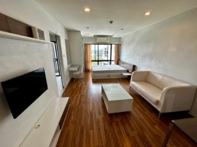 For RentCondoSamut Prakan,Samrong : Condo For Rent | Pool View “Preme Lakeview 3” 33 SQM. Near ABAC Bangna University
