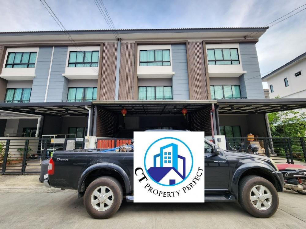 ให้เช่าทาวน์เฮ้าส์/ทาวน์โฮมลาดพร้าว101 แฮปปี้แลนด์ : ให้เช่าทาวน์โฮม เดอะคอนเนคอัพ3 ลาดพร้าว126 สวยถูกหลักฮวงจุ้ย🎉🎉🎉联排别墅出租 The Connect Up 3 Ladprao 126，漂亮，便宜，风水