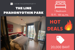 For RentCondoLadprao, Central Ladprao : Urgent rent!! Very good price, very nice decorated room, The Line Phahonyothin Park