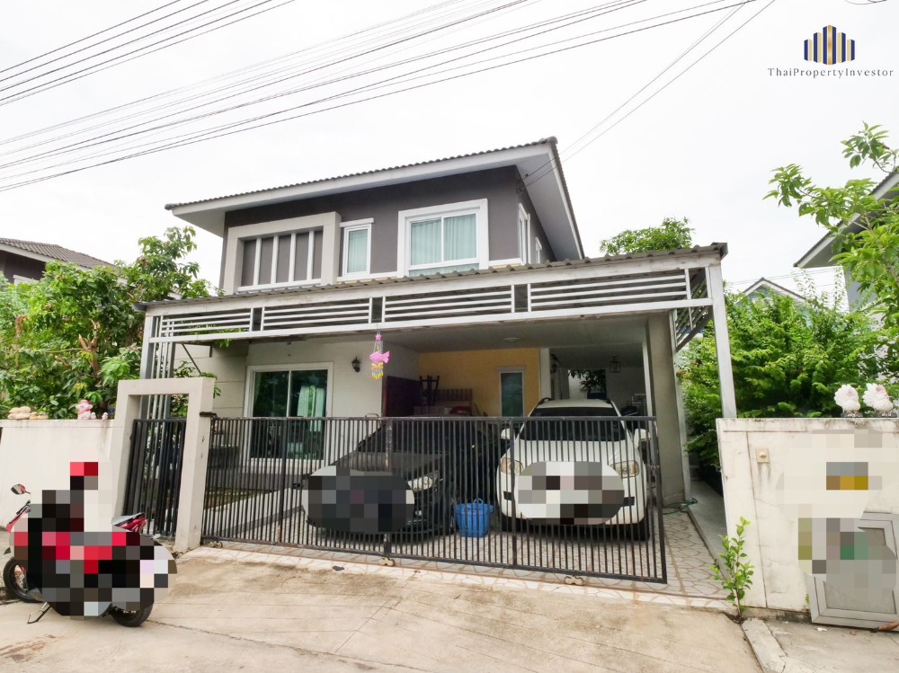 For SaleHousePathum Thani,Rangsit, Thammasat : At the beginning of the project!! House for sale, Wang Thong, The Prairie Rangsit-Khlong Luang (Baan Wang Thong The Prairie Rangsit-Khlong Luang) 64.3 sq m. The back of the house is not attached to anyone. Near Future Park Rangsit