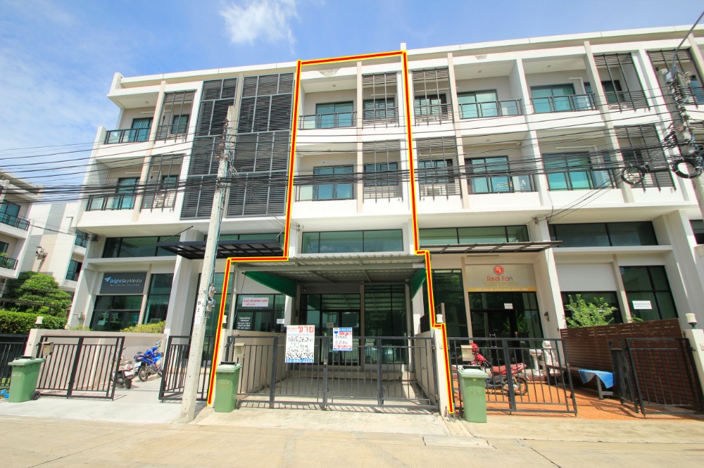 For SaleShophousePinklao, Charansanitwong : Home office, Charan 13 office, Bang Waek 69, Work Place, SC Asset, near BTS Bang Wa, 4 floors, convenient parking, price 9.8 million