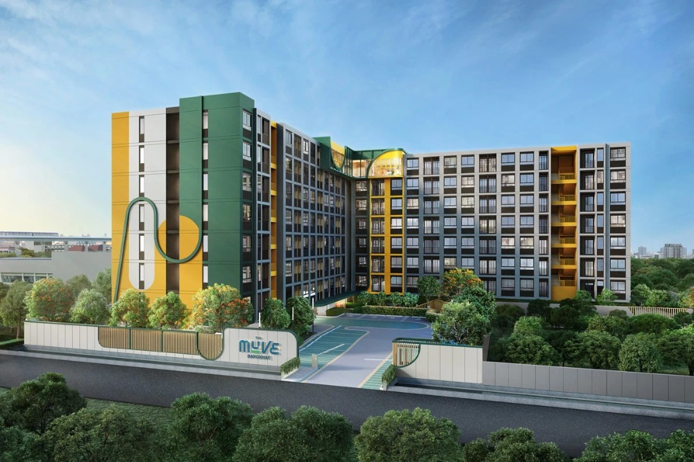 For SaleCondoBang kae, Phetkasem : Condo for sale, The Move Bang Khae, located on Petchkasem-Bang Khae location and close to MRT Bang Khae, about 190 meters (measured from the front of the alley), saving travel time. Bang Khae Nuea Subdistrict, Bang Khae District, Bangkok