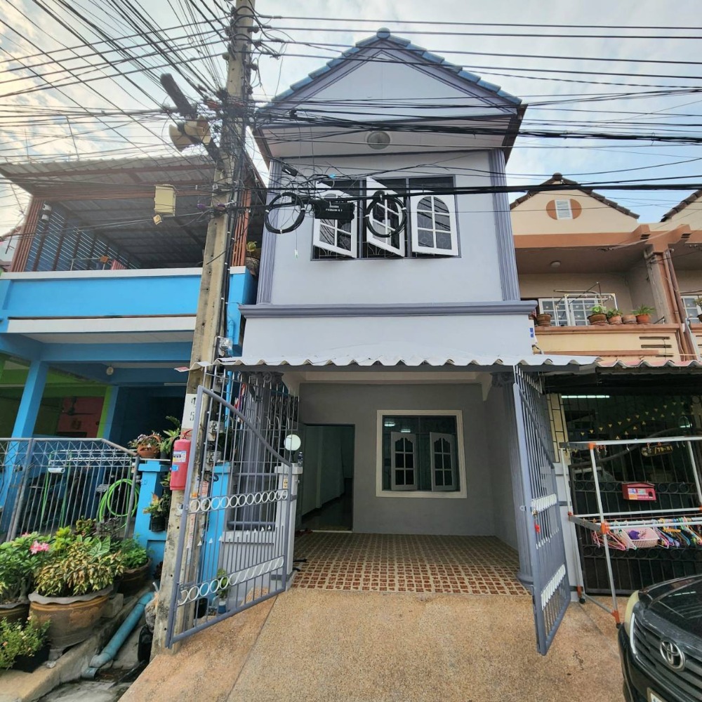 ขายทาวน์เฮ้าส์/ทาวน์โฮมนนทบุรี บางใหญ่ บางบัวทอง : 💥ขายด่วน ทาวน์โฮม Renovate 100%บุษบาวิลล์ ท่าอิฐ ใกล้ MRT 2 สถานี ใกล้ถนนราชพฤกษ์ ถนนรัตนธิเบศ💥