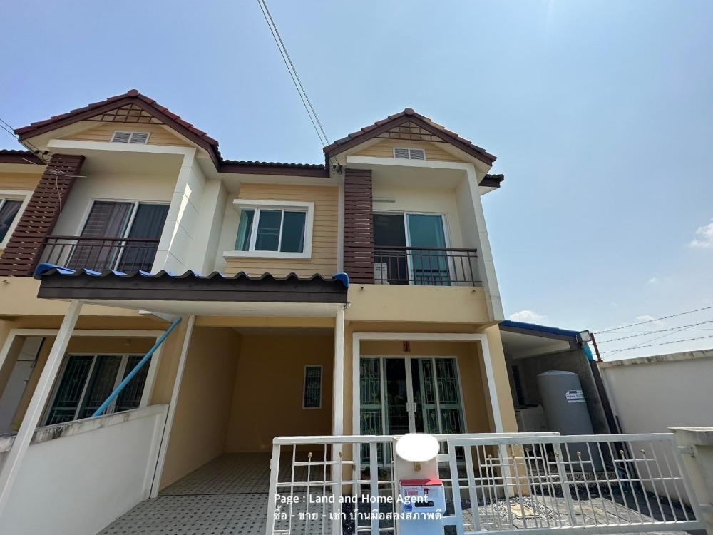 For SaleTownhouseLadkrabang, Suwannaphum Airport : Townhouse for sale, Pisan Village, Ladkrabang, Project 3, corner plots, Soi Bangkok-Suvarnabhumi