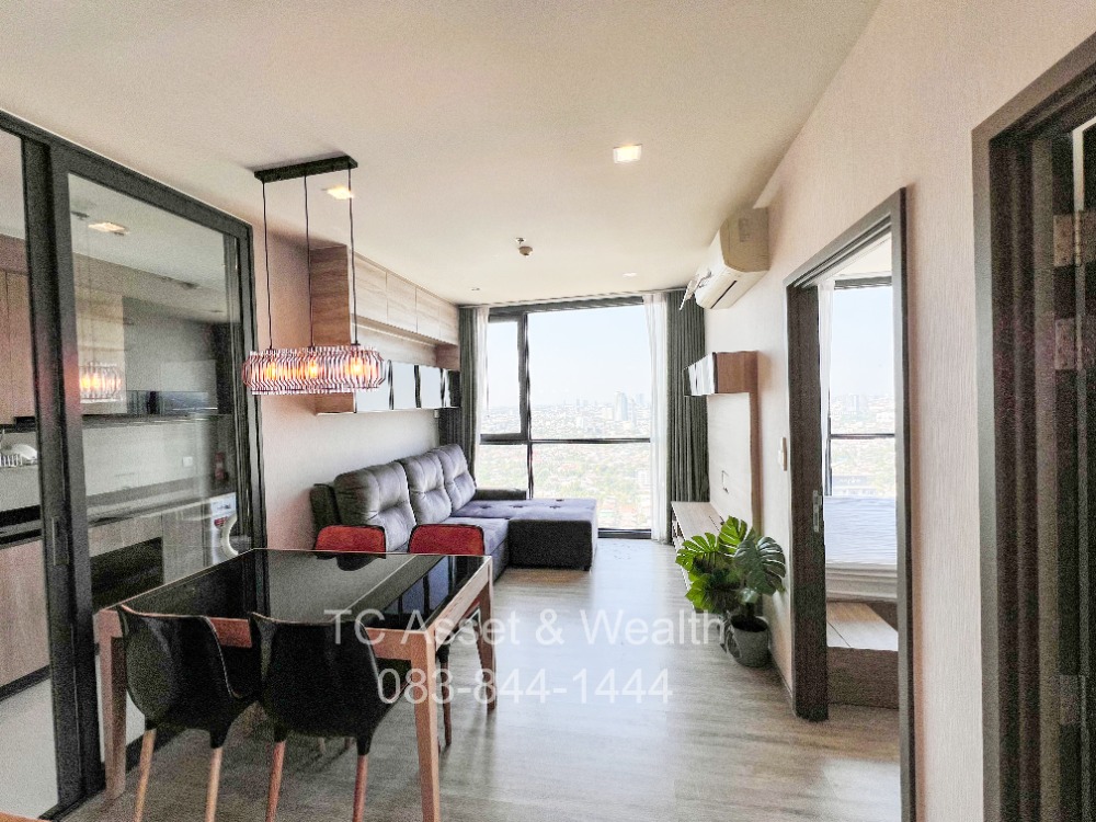 For SaleCondoBang Sue, Wong Sawang, Tao Pun : 🔥 Urgent sale!! The Line Wongsawang, 2 bedrooms, 48.81 sq m, south, corner room, floor 30+, fully furnished 🔥 only 4.799 million!