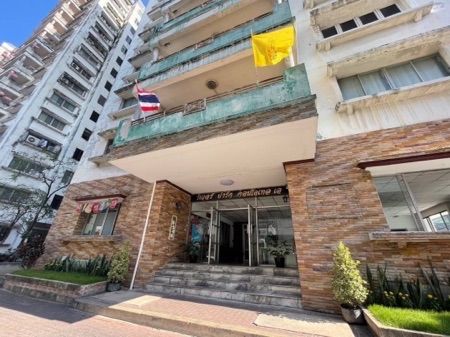 For SaleCondoPathum Thani,Rangsit, Thammasat : Condo for sale, big room condo, cheap price, River Park Condotel 59.79 sq m. It is a corner room with privacy.