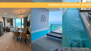 For SaleCondoPattaya, Bangsaen, Chonburi : For sale Copacabana Private Pool seaview Jomtien Chonburi