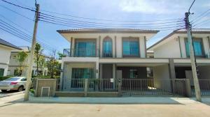 For RentHouseNonthaburi, Bang Yai, Bangbuathong : 2-storey detached house with furniture for rent in Bang Bua Thong area, near Makro Bang Bua Thong.