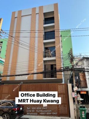 For RentOfficeRatchadapisek, Huaikwang, Suttisan : Brand-new Office Building (MRT Huay Kwang 600m)