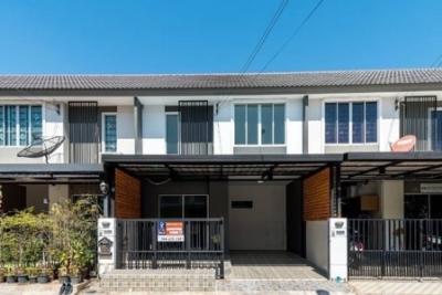 For SaleTownhouseMin Buri, Romklao : New renovated townhome for sale, ready to move in, Pruksa Ville 62/2, Nimit Mai, 95 sq m. 19.5 sq m, cheap price