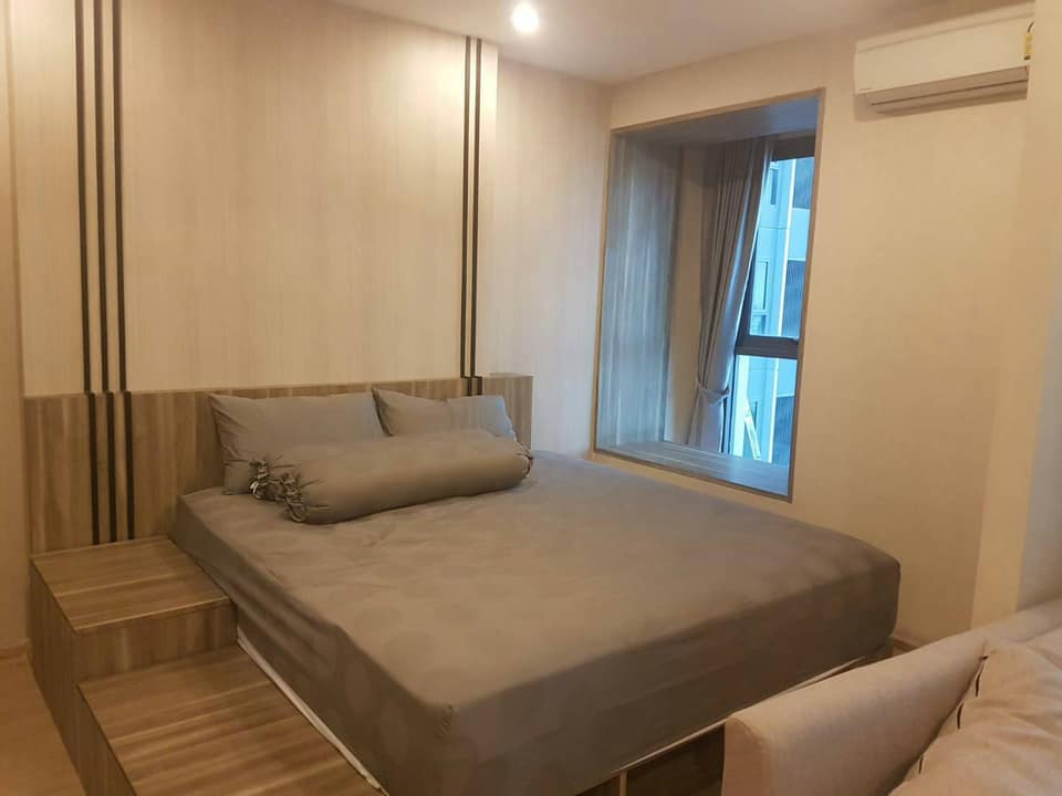 For RentCondoSiam Paragon ,Chulalongkorn,Samyan : Ideo Q Chula - Samyan【𝐑𝐄𝐍𝐓】🔥 Beautiful bedroom, brown tone, double bed, available in August 🔥 Contact Line ID @hacondo