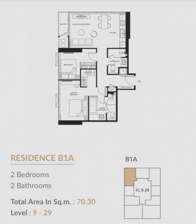 ให้เช่าคอนโดสุขุมวิท อโศก ทองหล่อ : ให้เช่า คอนโด ขาย-ให้เช่า Celes Asoke (Rent-Buy)  เซเลส อโศก 70.30 ตรม. Sell: 21,000,000