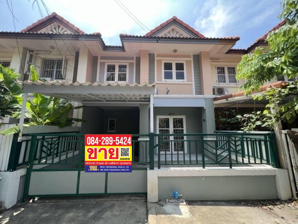 For SaleHouseNonthaburi, Bang Yai, Bangbuathong : Townhome for sale, Baan Pruksa 21 Bangyai , size 18 square wa , renovated house, ready to move in, Property code 03-047