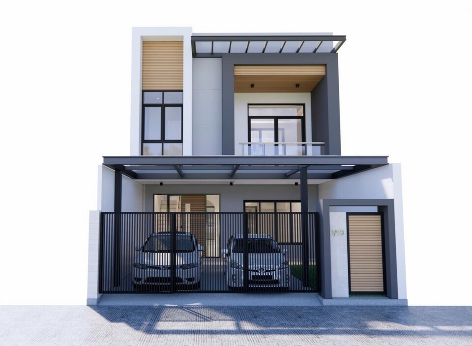 ขายทาวน์เฮ้าส์/ทาวน์โฮมลาดพร้าว101 แฮปปี้แลนด์ : ขาย ทาวน์โฮม 2 ชั้น ม.ลัดดาวัลย์ แยกนิด้า ถ.ศรีบูรพา