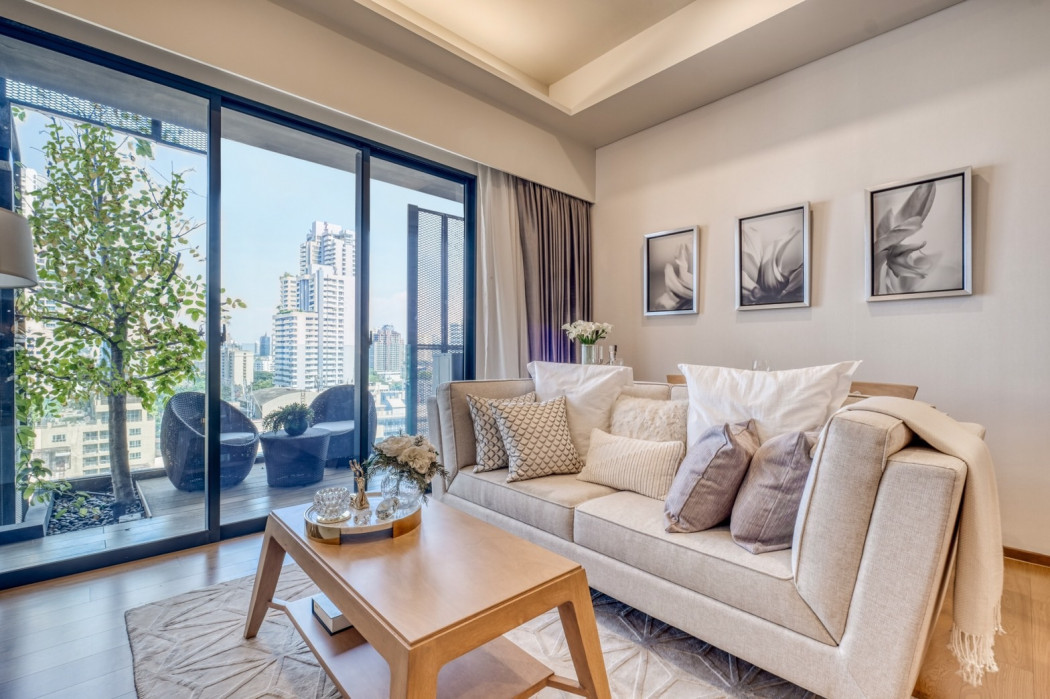 For SaleCondoSukhumvit, Asoke, Thonglor : Condo for sale 1 bedroom Siamese Exclusive - Sukhumvit 31 47.75 sq m. Phrom Phong view Private lift