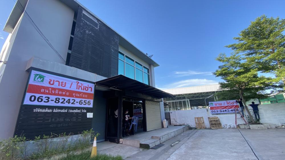 For SaleShophousePattaya, Bangsaen, Chonburi : Sell or rent 3-storey office building, area of 105 square wa, Amata Nakorn Phase 4, Don Hua Lo Subdistrict, Chonburi Province