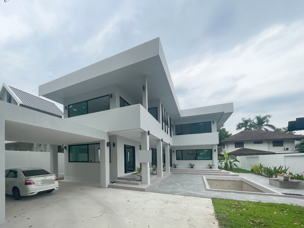 ขายบ้านเชียงใหม่ : ขายบ้านมือหนึ่ง ม.วังตาล อ.หางดง จ.เชียงใหม่ specious area and modern design.