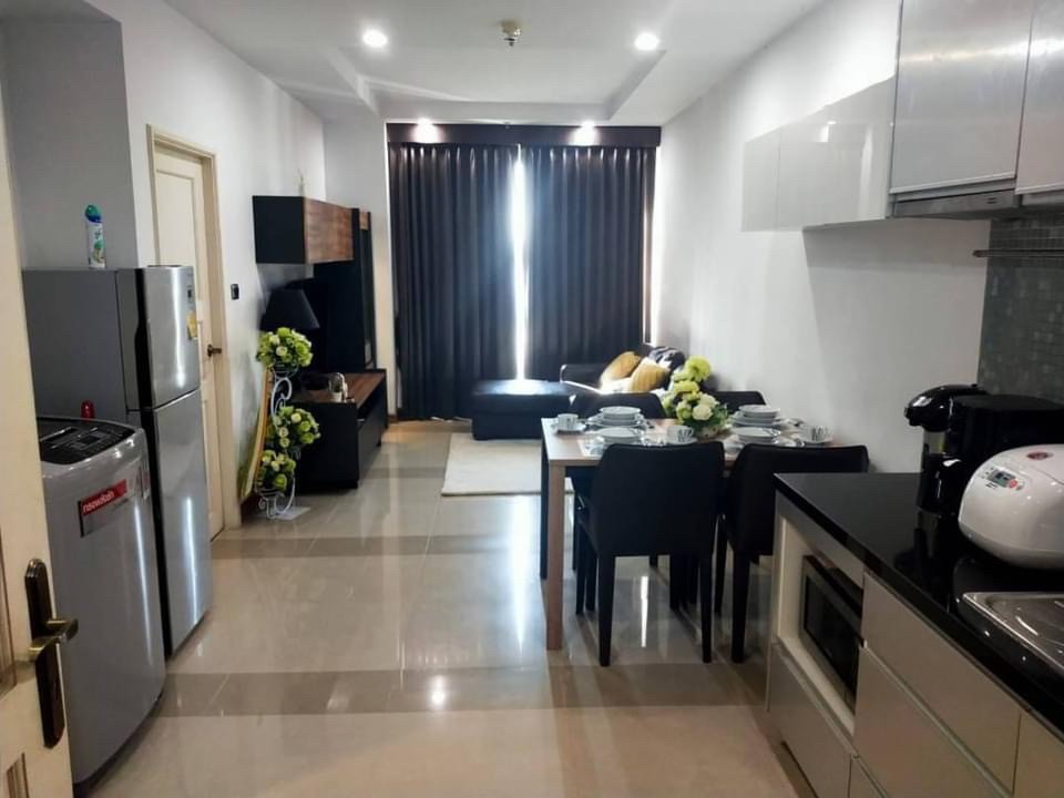 For RentCondoRama9, Petchburi, RCA : 🔥🔥Urgent for rent‼️Ready to move in Condo Supalai Wellington 🏢Outside view does not block the view🟠PT2404-147