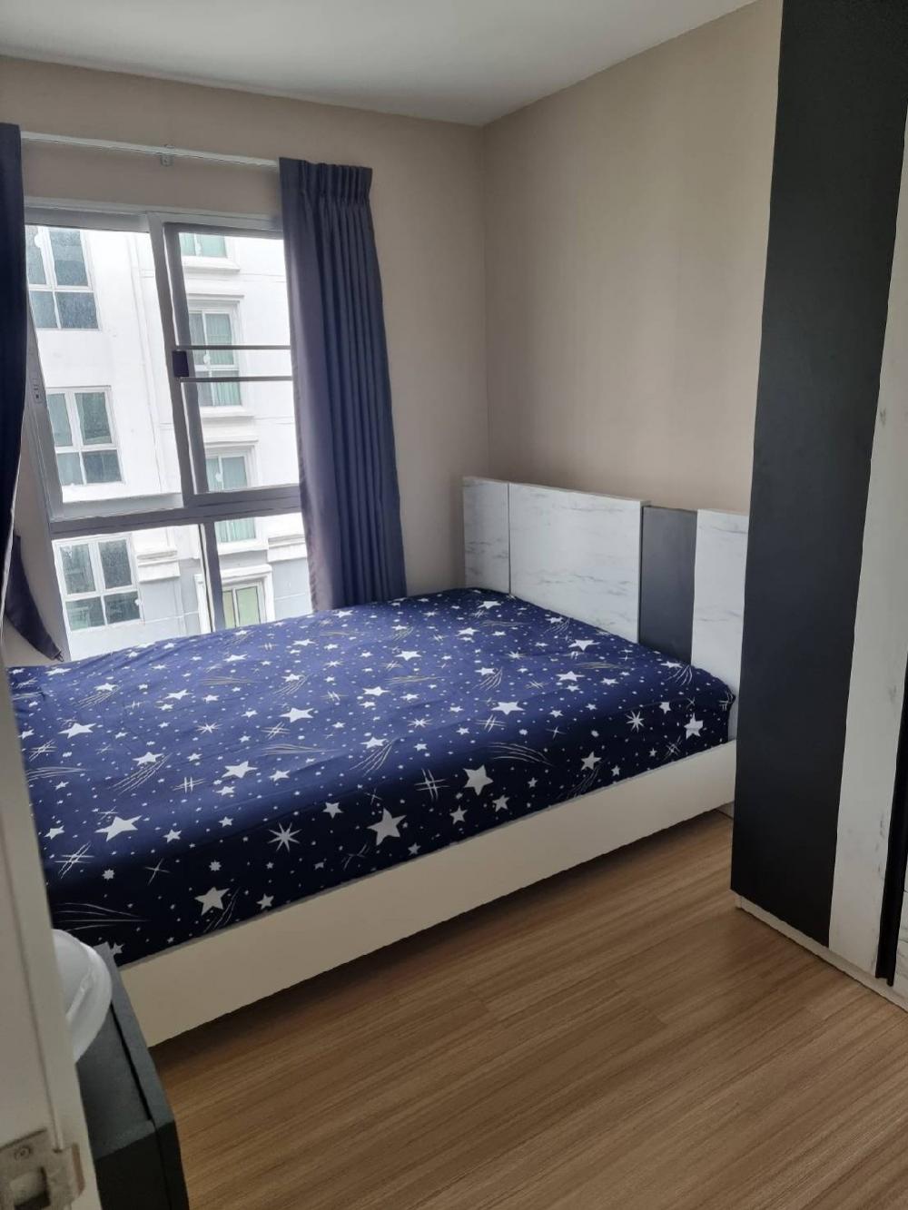 For RentCondoChaengwatana, Muangthong : Promotion for airport employees!!! PLUM MIX Chaengwattana 1, beautiful room, 26 sq m, 1 bedroom, 1 bathroom, equipment, ready to move in.