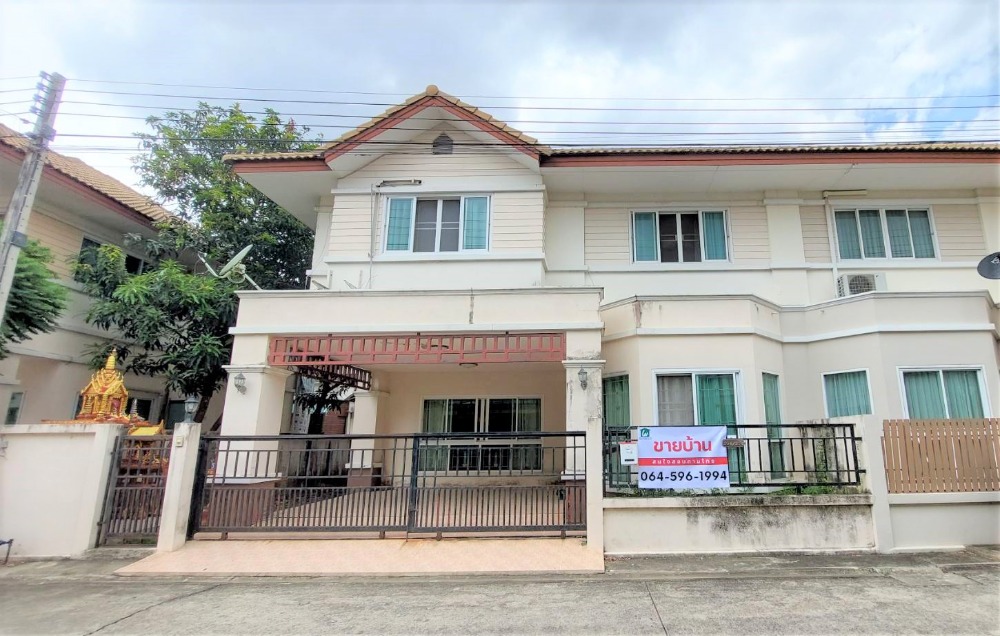 For SaleHouseVipawadee, Don Mueang, Lak Si : Twin house for sale, Nan Narin University, Nawong, Don Mueang, Songprapha, 36 square wa, near Rangsit University, the house width is 10 m.