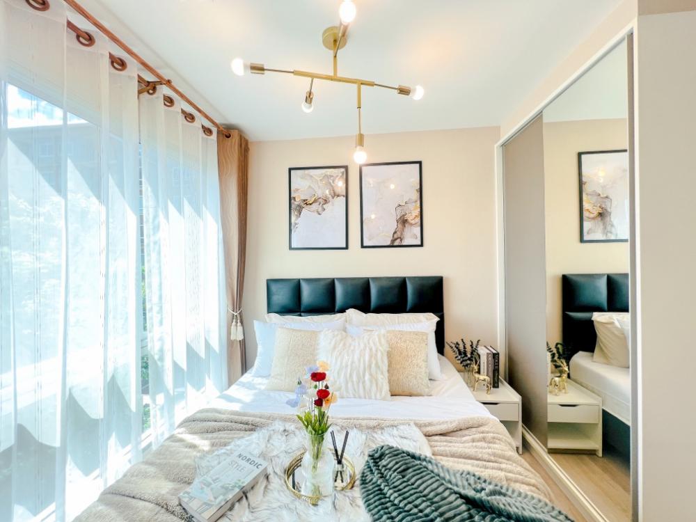 For SaleCondoKasetsart, Ratchayothin : Metrolux, Kaset, closed kitchen, corner room, 2.39 free transfer, reduced from 2.49, installment 11, xxx per month, salary 25,000 without burden, can borrow