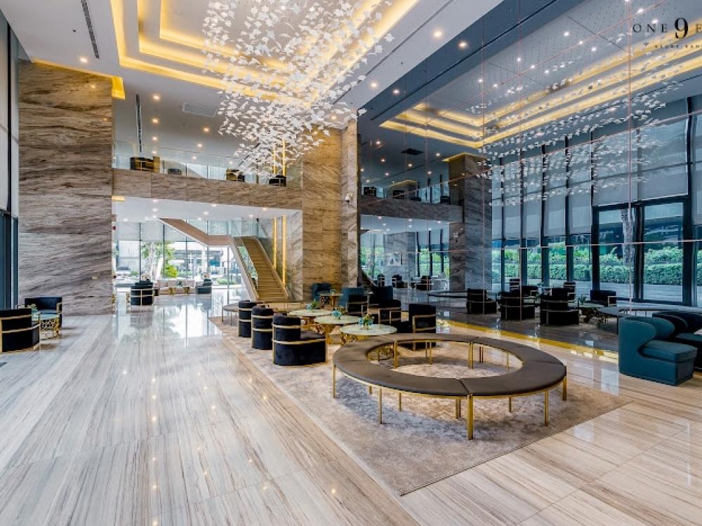 For SaleCondoRama9, Petchburi, RCA : Sell ​​3 bedrooms, 93.5 sq m., near MRT Rama 9, One9Five condo, high floor, beautiful view, call 062-339-3663