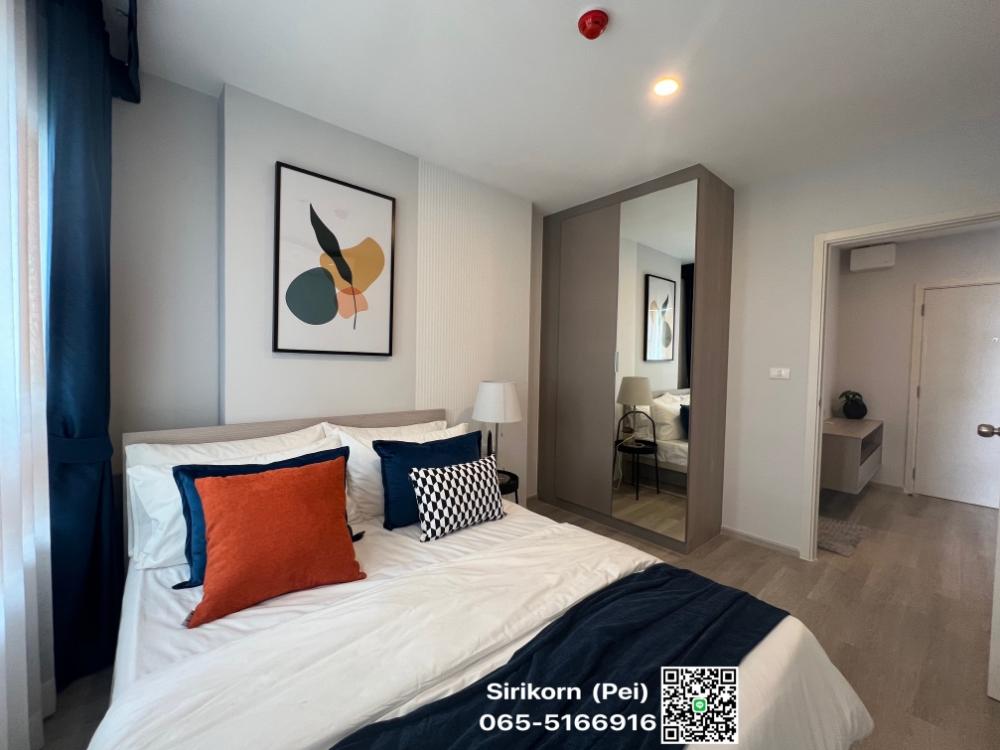 ขายคอนโดท่าพระ ตลาดพลู วุฒากาศ : One bedroom แต่งสวย ครบพร้อมอยู่ตามภาพจริง  ชั้นสูง ขนาด31 Sq.m. 2.64ลบ. ซื้อตรงกับเซลล์โครงการ 065-5166916