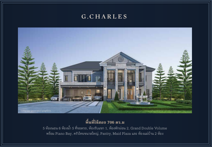 For SaleHouseBang kae, Phetkasem : For Sale Granada Pinkrao-Pretkasem II G.Charles II 706 Sqm. 5 Bed 6 Bath + Plus Cash back 5 MB / Free all