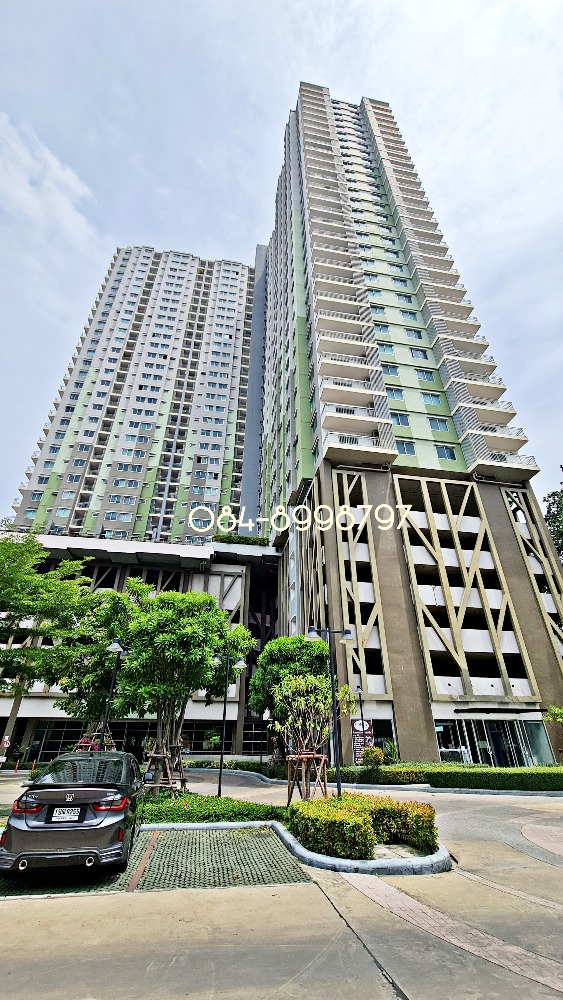 For SaleCondoRattanathibet, Sanambinna : Condo for sale, Supalai Park Khae Rai-Ngamwongwan, 1 bedroom, north, near MRT Nonthaburi Government Center Station, size 52 sq m, 32nd floor, pool view Partly Furnished Partly Furnished Price 2.7 MB.