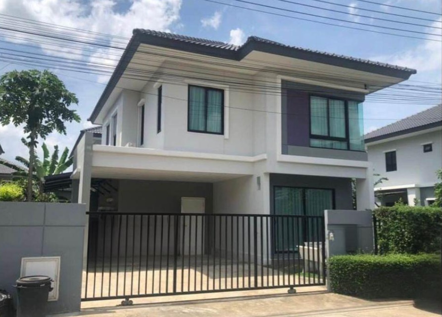 For RentTownhouseChaengwatana, Muangthong : For rent, 2-story townhouse, Areeya The Color Tiwanon project.