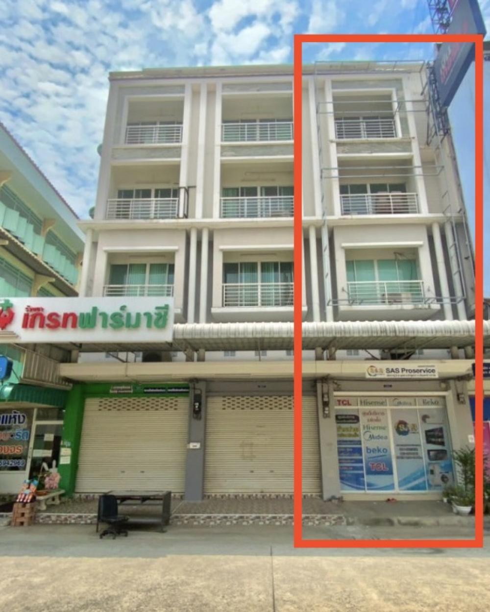 For SaleShophousePathum Thani,Rangsit, Thammasat : sell!! 3.5-storey commercial building, Supalak Lam Luk Ka Khlong 3 project