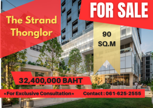 For SaleCondoSukhumvit, Asoke, Thonglor : *Special Discount+Special Promo offer* The Strand Thonglor | 2 Bed | 061-625-2555