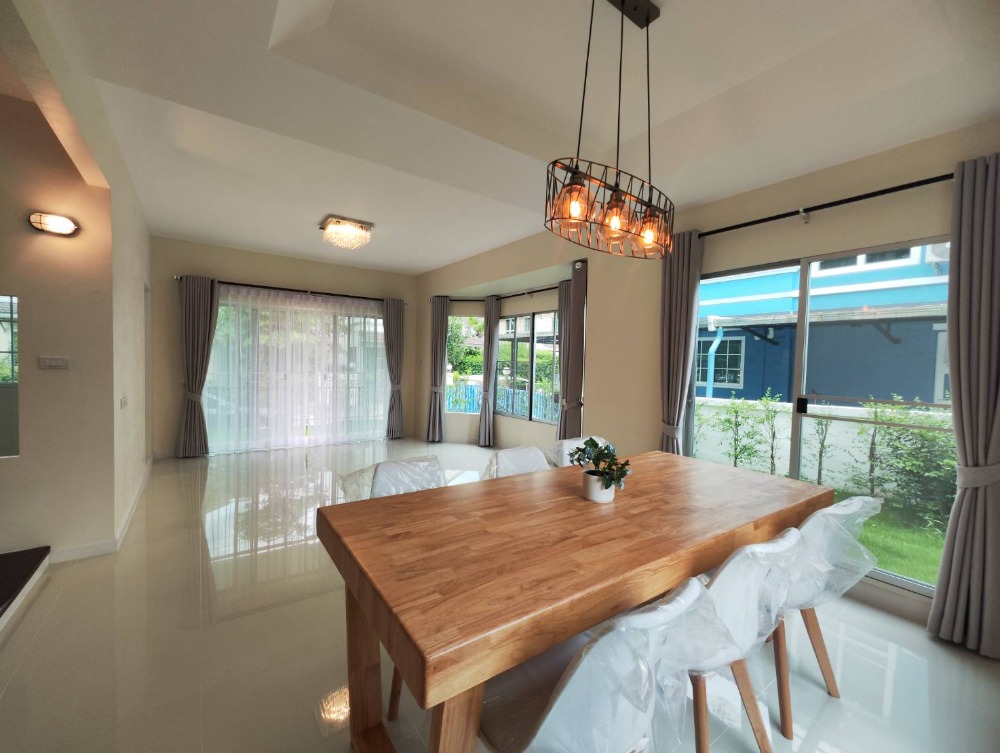 For SaleHouseSamut Prakan,Samrong : 2-storey detached house, Siwalee Suvarnabhumi, newly renovated, ready to move in.