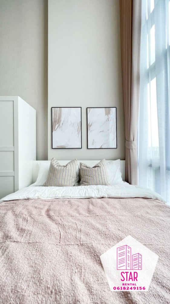 For RentCondoBang Sue, Wong Sawang, Tao Pun : Condo next to BTS Bang Son Bang Sue, Duplex room, 19th floor, 2 bedrooms, fully furnished, on the cover, ready to live Metro sky Bang Sue 0829623982