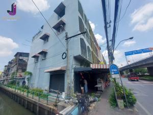 For SaleShophouseEakachai, Bang Bon : Commercial building for sale, Rim room, area 15.7 square wah, price 5,000,000 baht, next to Rama 2 Road, Soi 17, very good location, beside the canal