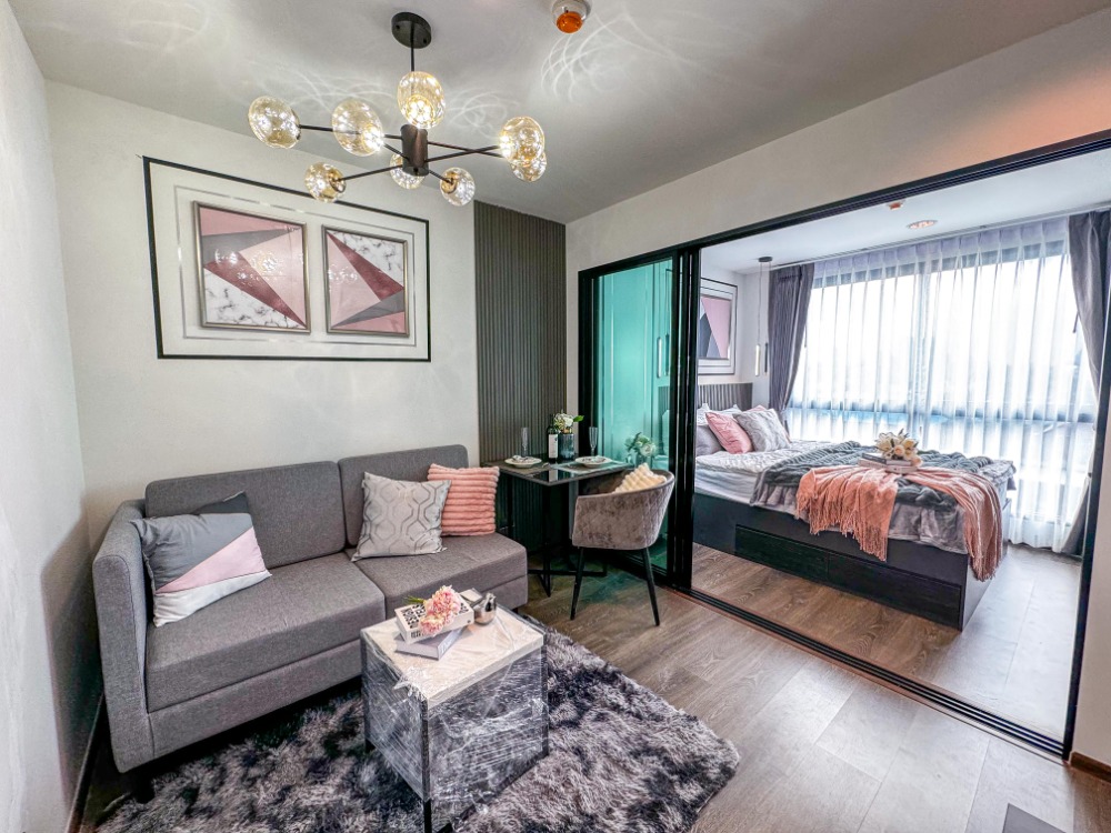 For SaleCondoChokchai 4, Ladprao 71, Ladprao 48, : 🔥Urgent sale, new room, never lived in🔥The Excel Ladprao - Sutthisan, 1 bedroom, size 26 sq m, 5th floor, fully furnished, ready to move in, near the Yellow Line, Chokchai 4 Station.
