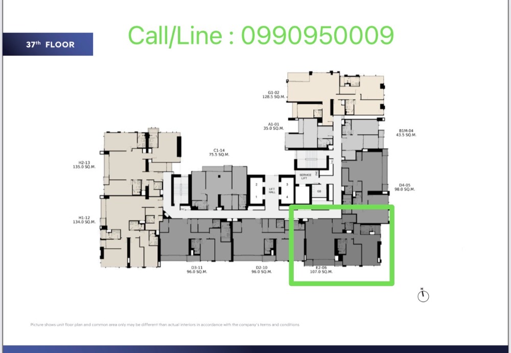 For SaleCondoSathorn, Narathiwat : RHYTHM Charoenkrung Pavillion 2 bed 102 Sq.m Selling price: 17,500,000 Call/Line: 0990950009