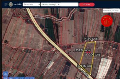 ขายที่ดินกำแพงเพชร : ขาย ที่ดิน ที่ติดถนนพหลโยธิน ทำเลดี หน้ากว้าง ที่ดินเป่ลา 40 ไร่  กำแพงเพชร อ. ขาณุวรลักษบุรี 40 ไร่ 3 งาน 11 ตร.วา ใกล้ตลาดสลกบาตร