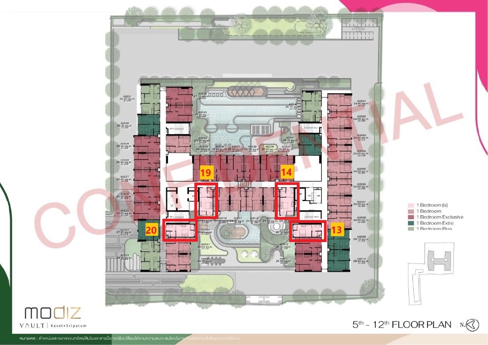 ขายดาวน์คอนโดเกษตรศาสตร์ รัชโยธิน : Modiz Vault ห้อง 1-bed S เริ่มเพียง 2.09 ล้าน หรือเพียง 8x,xxx บาท/ตร.ม.