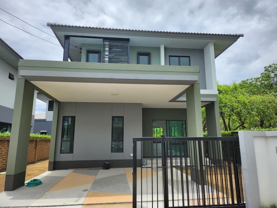 For SaleHouseBangna, Bearing, Lasalle : 2-storey detached house: Burasiri Wongwaen - On Nut: (ฺBurasiri Wongwaen-On Nut)