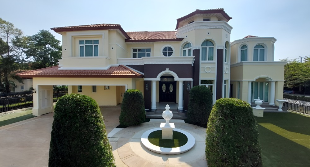 For SaleHouseRama 2, Bang Khun Thian : Sell Luxury Lakefront House The Grand Rama2 village