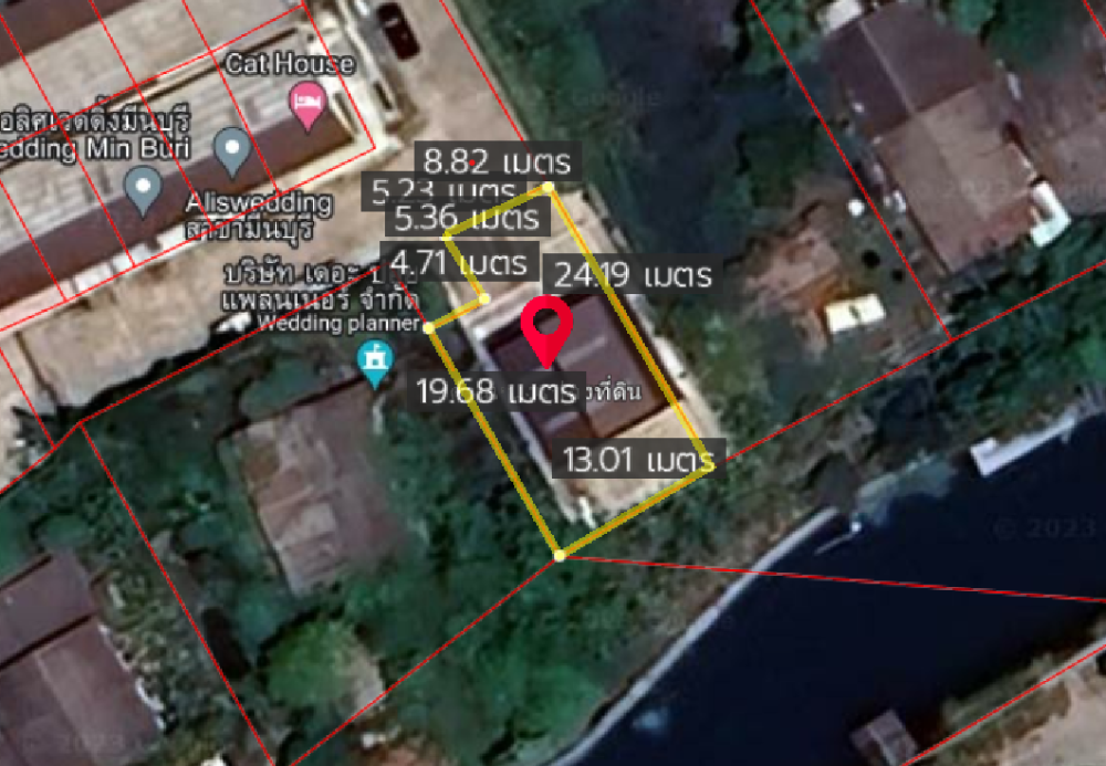 For SaleLandMin Buri, Romklao : Land in The Villa Ramkhamhaeng Village 174 / 73 Square Wah (For Sale), Land The Villa Ramkhamhaeng 174 / 260 Sqare Metre (FOR SALE) COF324.