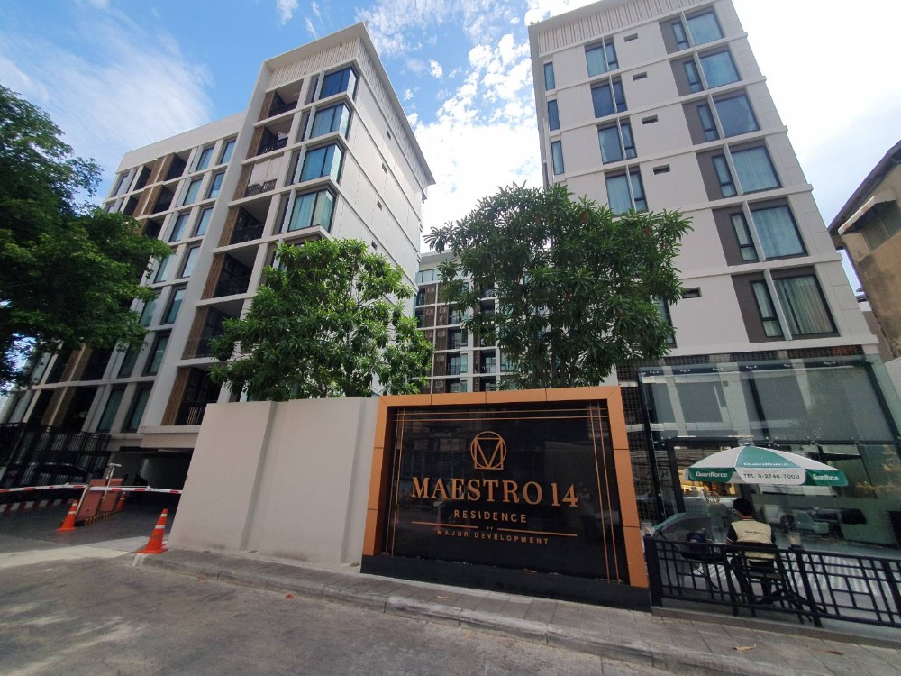 For SaleCondoRatchathewi,Phayathai : Sale at loss, pet-friendly condo, Maestro 14 Siam-Ratchathewi