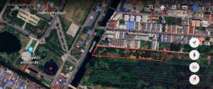 For SaleLandPathum Thani,Rangsit, Thammasat : Land for sale, 6 rai, with a resort, 24 rooms, very good location, next to the entrance of Rajamangala University of Thanyaburi, good price, very good location, contact me Line id: Markloveyou.(There are spots too)