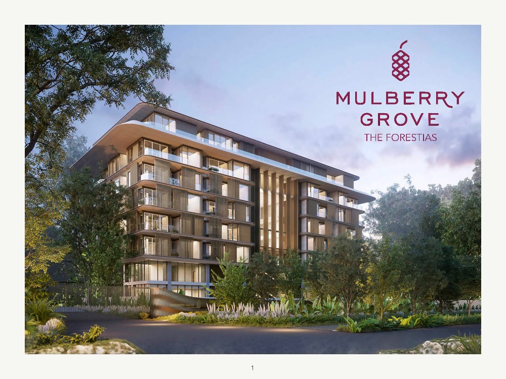 Sale DownCondoBangna, Bearing, Lasalle : DOWN PAYMENT FOR SALE, MULBERRY GROVE THE FORESTIAS CONDO, WIDE ANGLE FOREST VIEW
