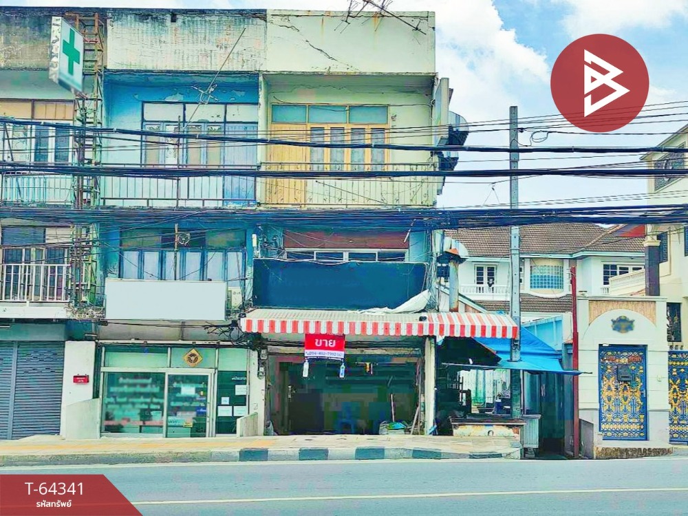 For SaleShophousePattanakan, Srinakarin : 3-storey commercial building for sale, Suan Luang, Bangkok, good location near Si Nut Station