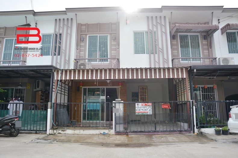 For SaleTownhouseNawamin, Ramindra : Townhome, Pruksa Prime Village, area 17.8 sq m., Sai Mai Road, Sai Mai District