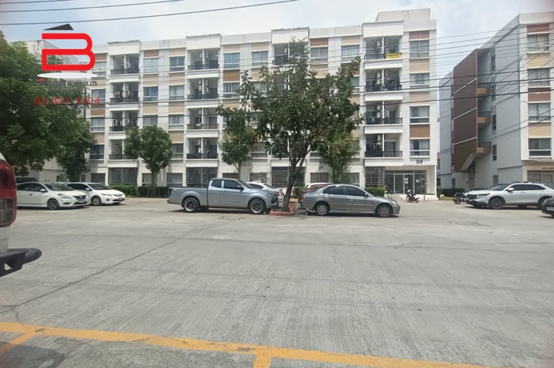 For SaleCondoPathum Thani,Rangsit, Thammasat : The Kith Condo, Khlong Luang, 5 storeys high, on the 2nd floor, area 28.64 sq m., Phaholyothin Road, Khlong Luang District, Pathum Thani Province